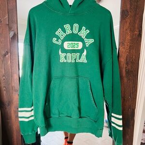 Hoodie Tyler the Creator Chromakopia green large hoodie LIKE NEW